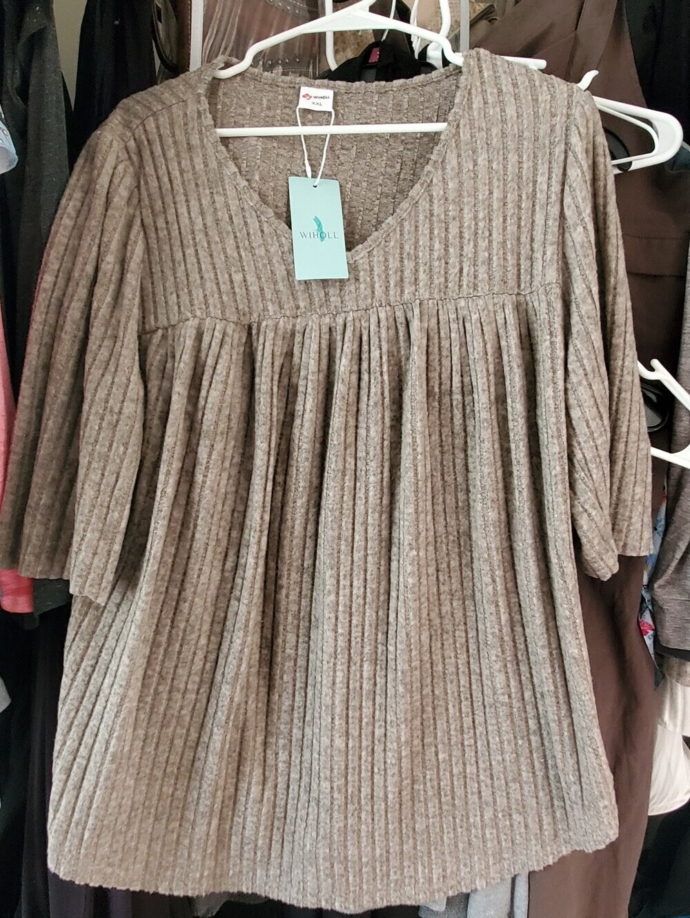 💎$3 WITH BUNDLE💎 Ribbed Babydoll Top
